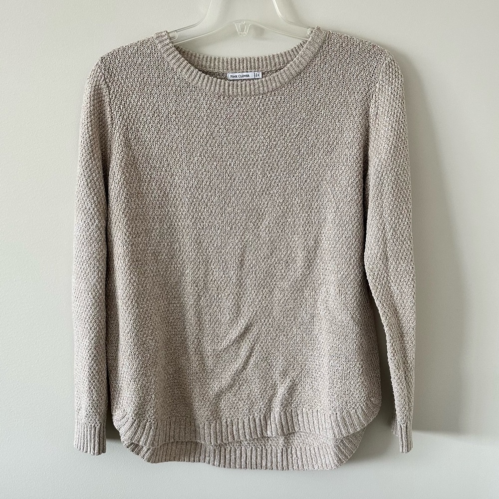 Pink Clover Beige sweater